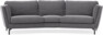 Madison - 3-sits soffa svängd, 90 cm - Grå