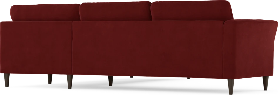 Bridge - Hörnsoffa, 2+2-sits - Röd