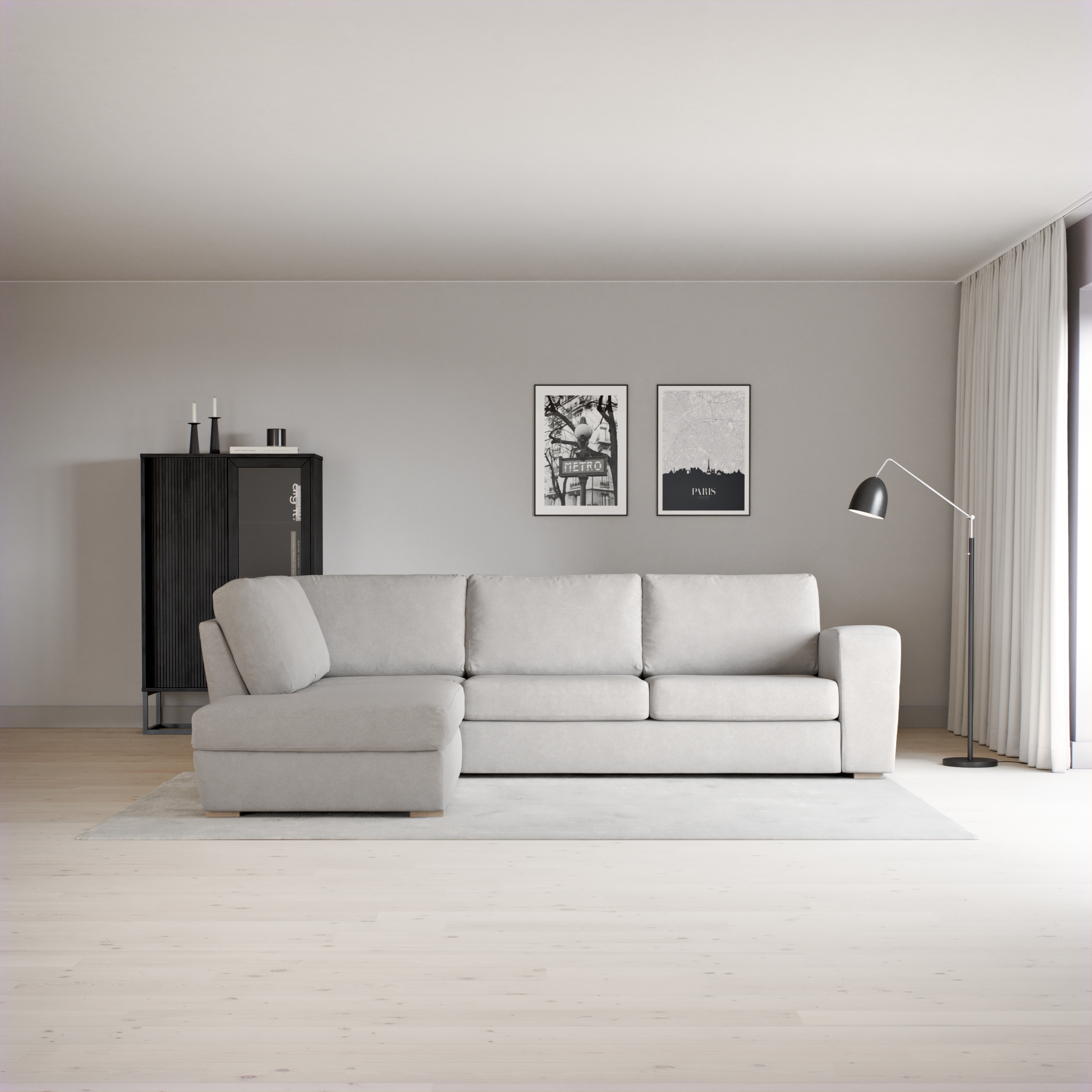 Friday - 2,5-sits soffa med divan vänster - inspiration