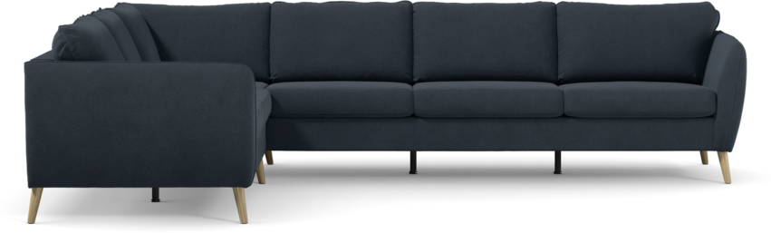 County - Hörnsoffa, 2+3-sits - Blå