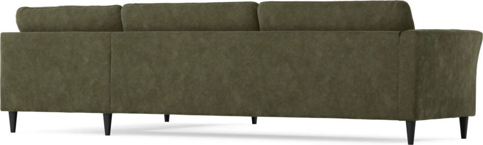 Bridge - 4-sits soffa med divan höger - Grön