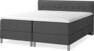 Roma Family - Förvaringssäng, dubbelsäng med bäddmadrass och låg sänggavel - Grå