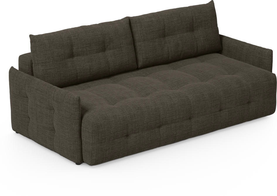 Bella - Bäddsoffa 3-sits - Brun