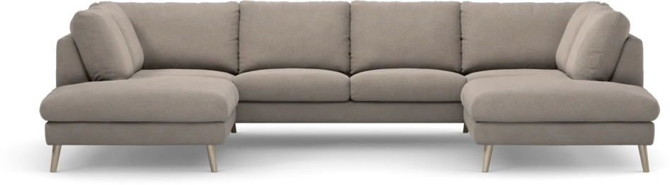 Madison Lux - 2-sits soffa med divan vänster och höger - Beige