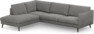 Madison - 3-sits soffa med divan vänster - Grå