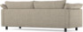 Cherrie - 3-sits soffa, fast klädsel - Beige