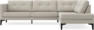 Rio - 3-sits soffa med divan höger - Beige