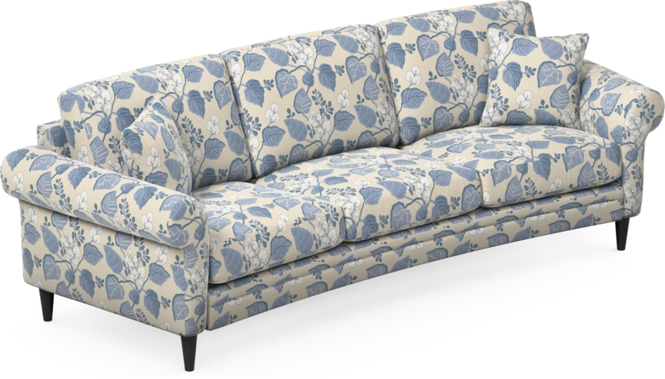 Eden - 3-sits soffa svängd - Flerfärgad