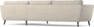 Madison Lux - 3-sits soffa med schäslong höger - Beige