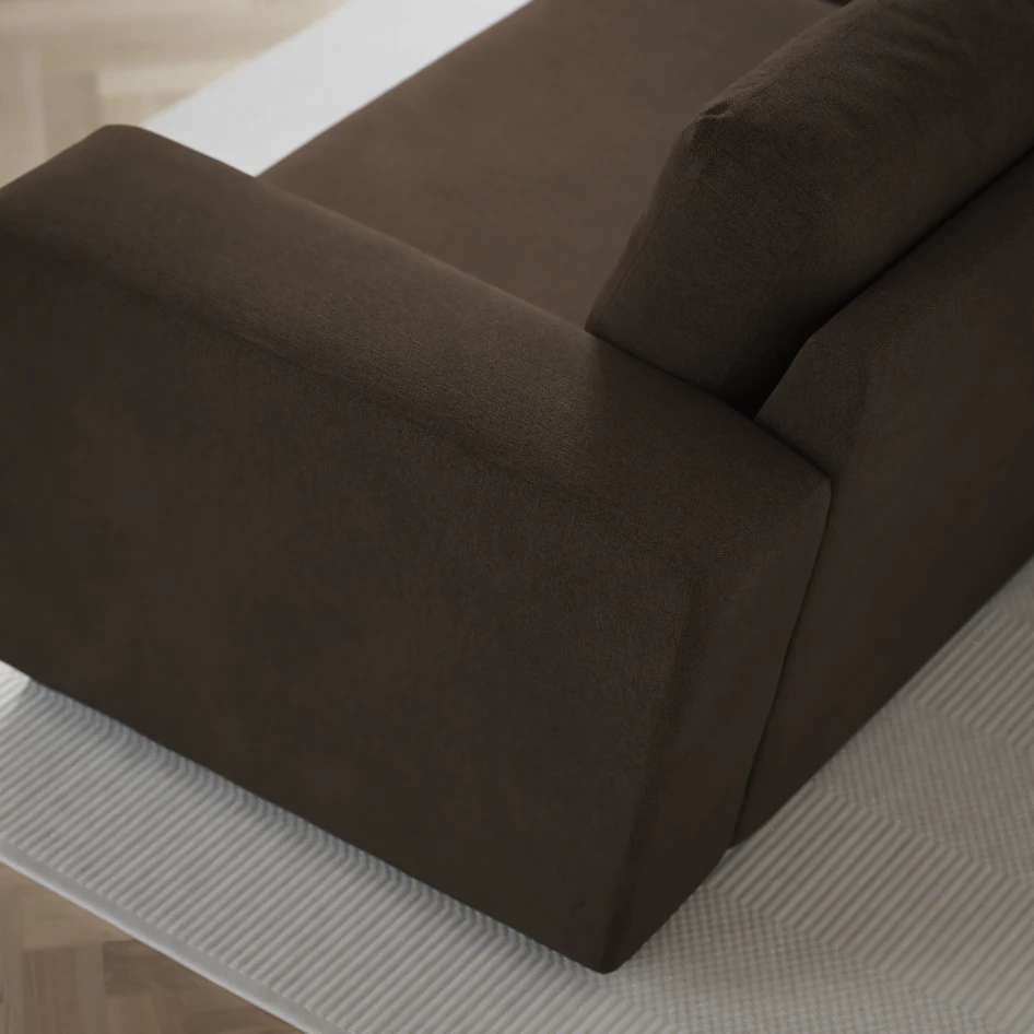 Friday - 3-sits soffa - Brun