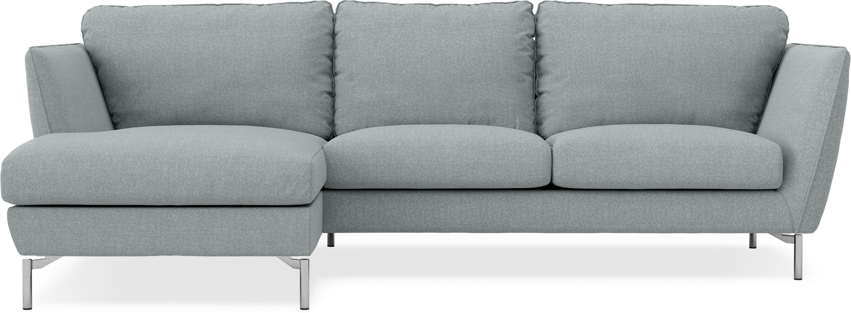 Madison Lux - 2-sits soffa med schäslong vänster - Turkos