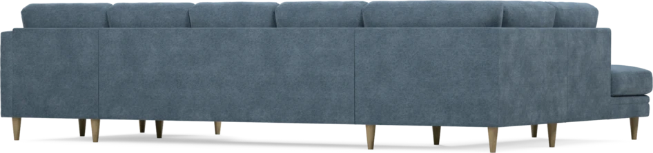 Eden - 3-sits soffa med divan vänster och schäslong höger - Blå