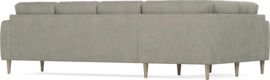 Eden - Hörnsoffa, 1+3-sits - Brun
