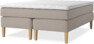 Delux Sense - Kontinentalsäng, dubbelsäng med bäddmadrass - Beige