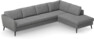 County - 3-sits soffa med divan höger - Grå