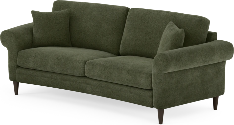 Eden - 2,5-sits soffa svängd - Grön