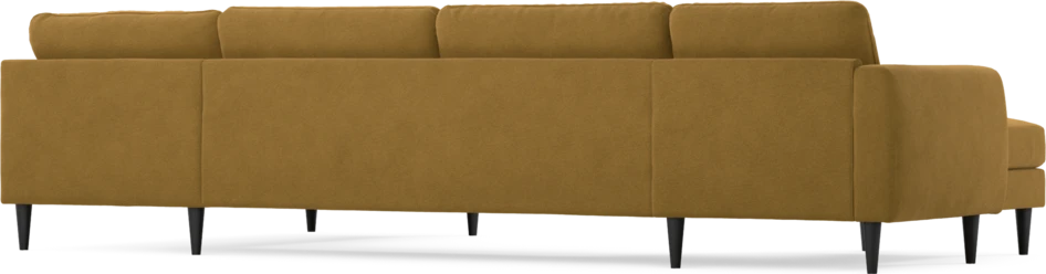 Bridge - 3-sits soffa med schäslong vänster och divan höger - Gul
