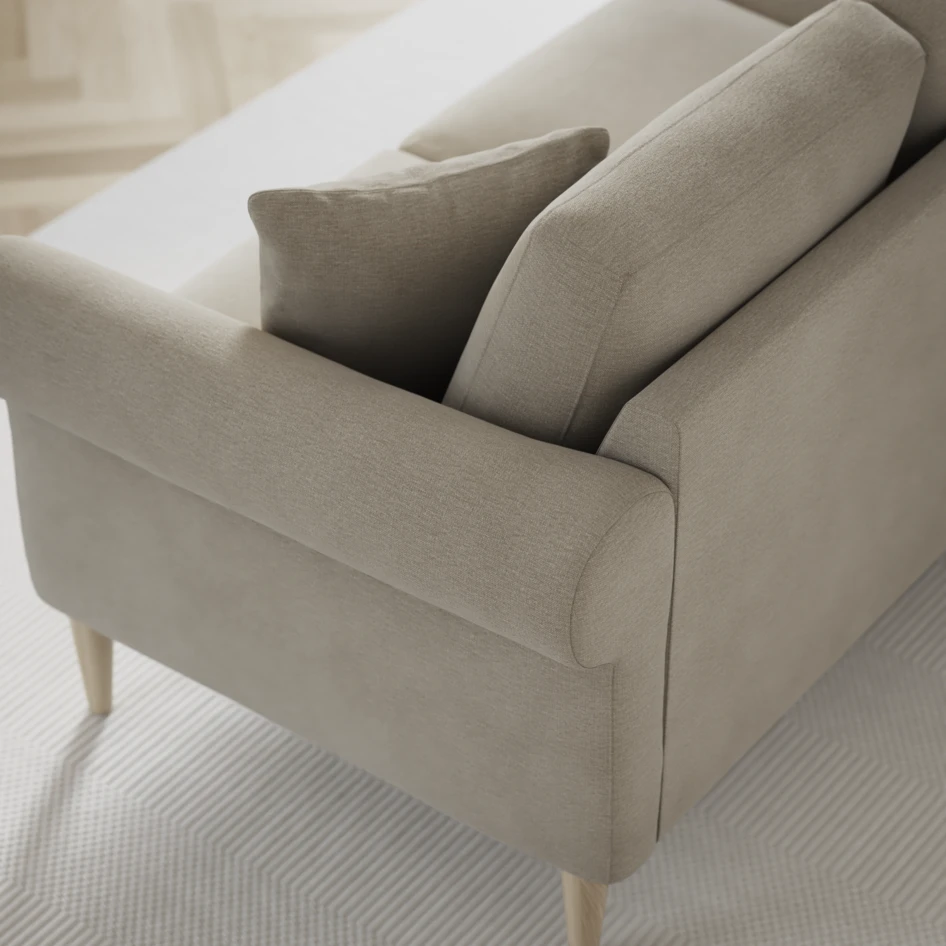 Eden - 3-sits soffa - Brun
