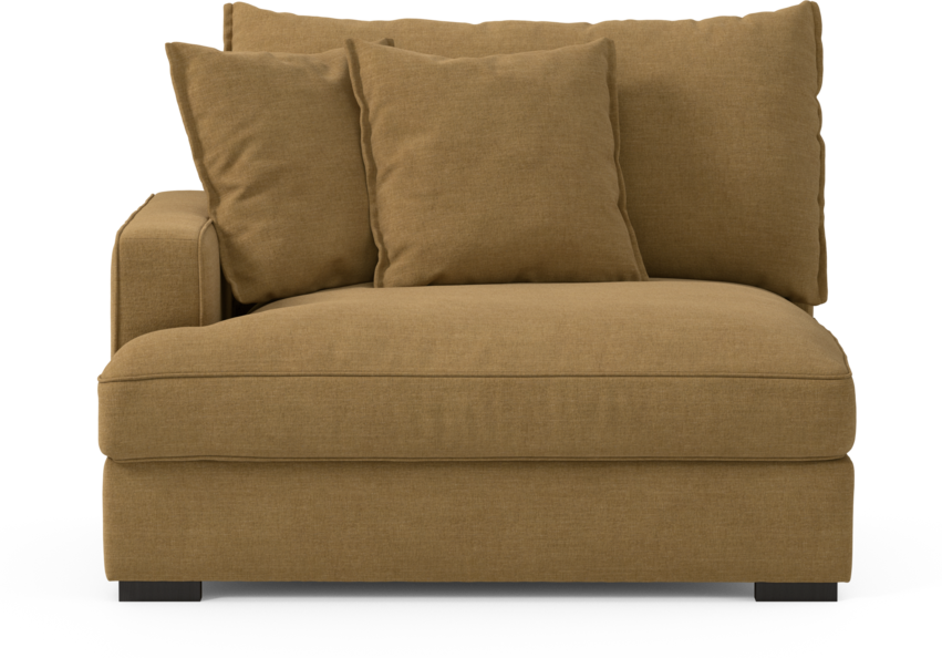 Rossi - 1,5-sits med armstöd vänster - Gul