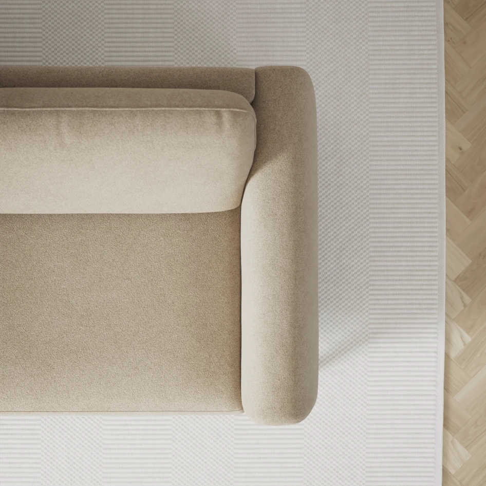 Bridge - Hörnsoffa, 2+3-sits - Beige