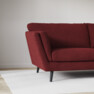Madison Lux - 2-sits soffa med divan höger - Röd
