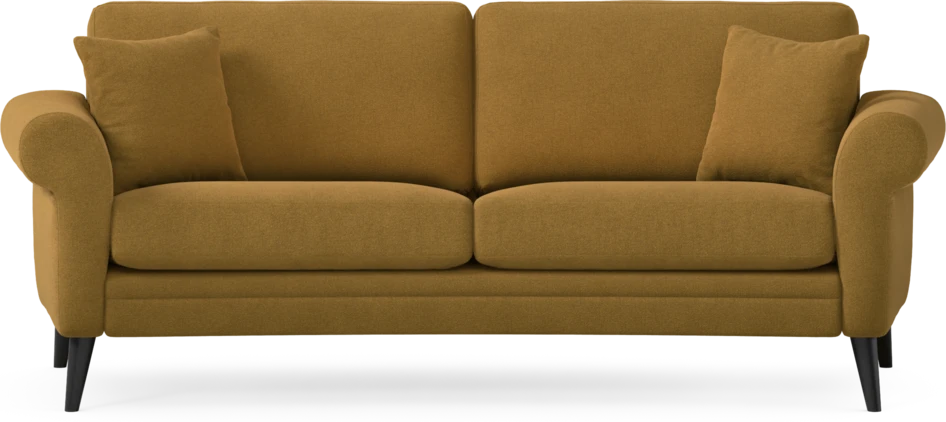 Eden - 2,5-sits soffa svängd - Gul
