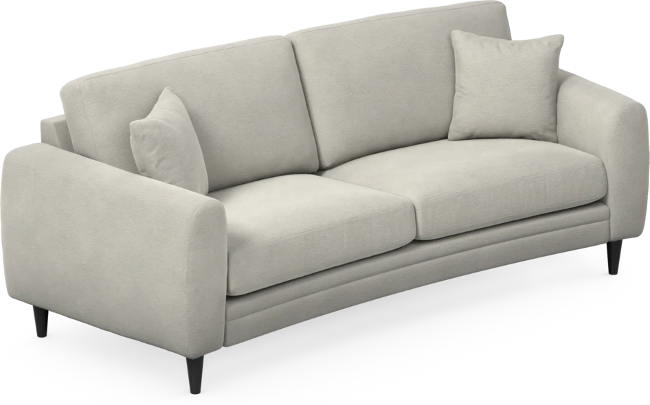 Eden - 2,5-sits soffa svängd - Grå