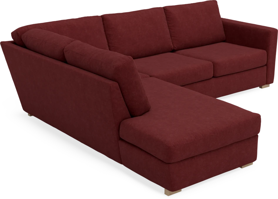 Friday - 2,5-sits soffa med divan vänster - Rosa