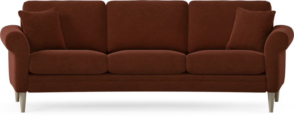 Eden - 3-sits soffa svängd - Orange