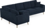Eden - Hörnsoffa, 1+3-sits - Blå