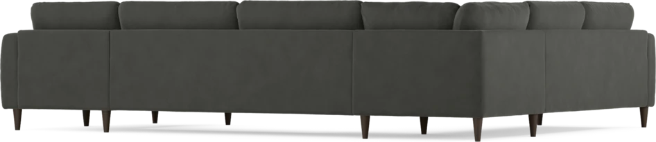 Bridge - Hörnsoffa, 2+3-sits med schäslong höger - Grå