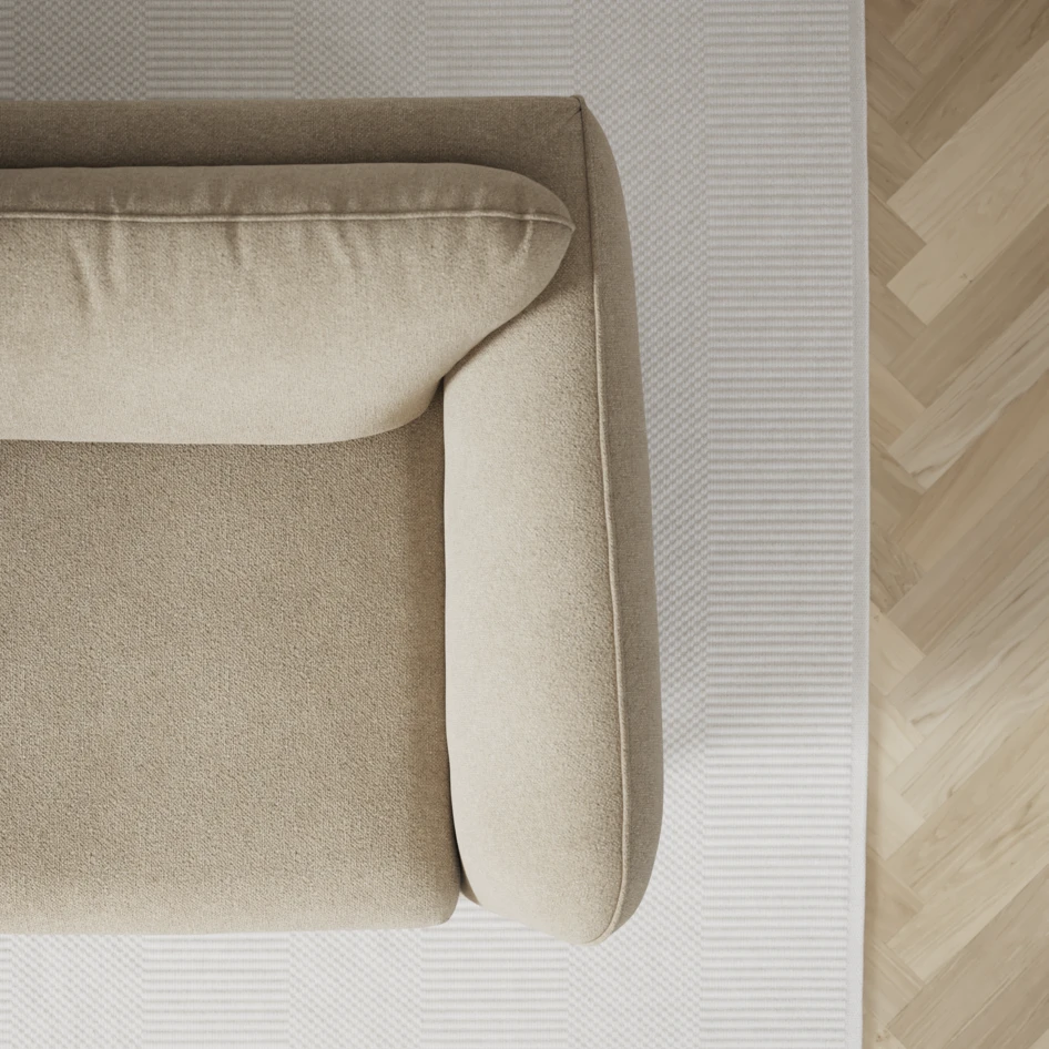 Madison - 3-sits soffa med schäslong höger - Beige
