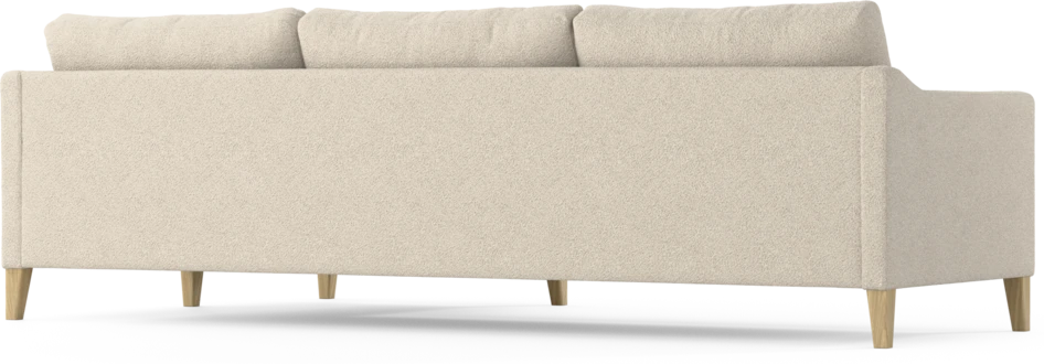 Winston - 3-sits soffa med schäslong, vändbar - Beige