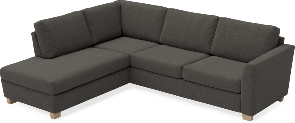 Friday - 2,5-sits soffa med divan vänster - Grå