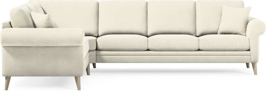 Eden - Hörnsoffa, 2+3-sits - Vit