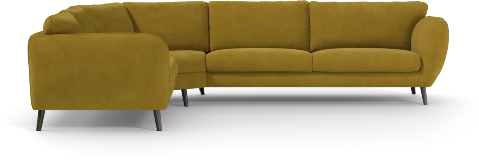 Madison Lux - Hörnsoffa 2+3-sits, hörn 2 - Gul