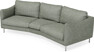 Madison - 3-sits soffa svängd, 90 cm - Turkos