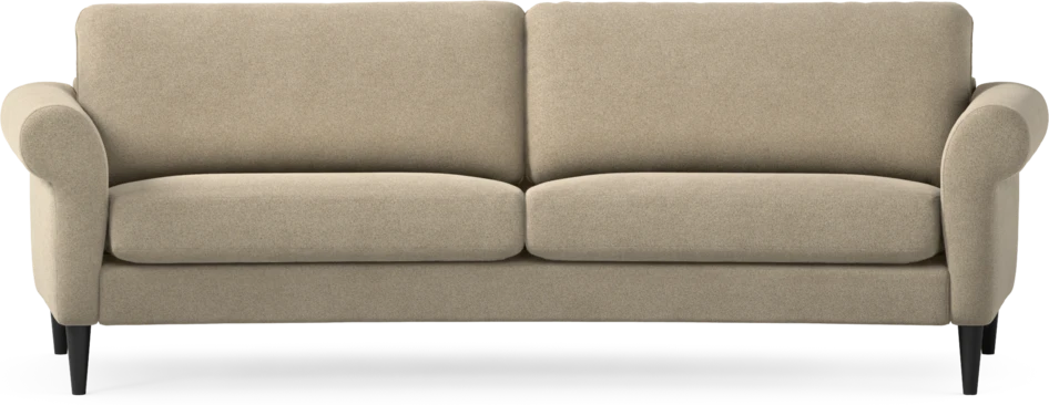 Bridge - 3-sits soffa svängd - Beige