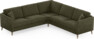 Eden - Hörnsoffa, 2,5+2,5-sits - Grön