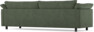 Cherrie - 4-sits soffa, hel dyna, fast klädsel - Grön