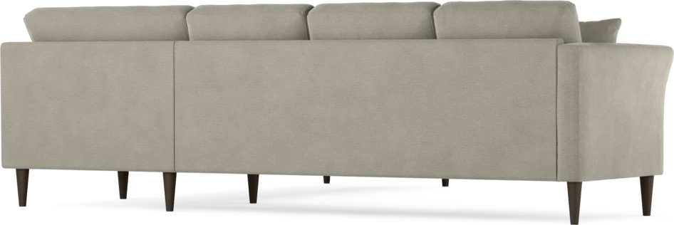 Eden - Hörnsoffa, 3+3-sits - Brun