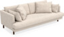Harper - 3-sits soffa, hel dyna - Vit