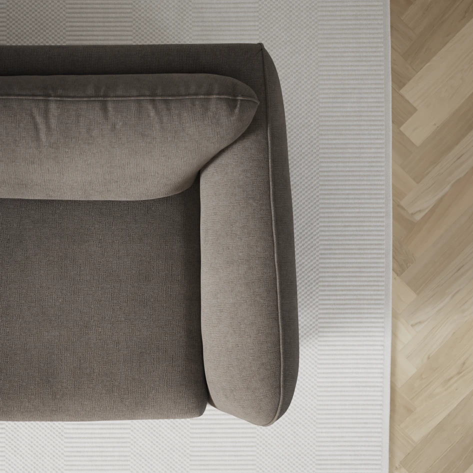 Madison Klädsel - Klädsel till 3-sits soffa - Brun