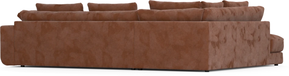Amie - 3-sits med divan vänster - Orange