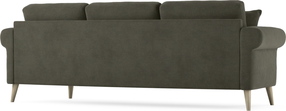 Eden - 3-sits soffa svängd - Grå