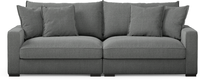 Rossi - 3-sits soffa - Grå