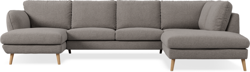 Madison Lux - 2-sits soffa med schäslong vänster och divan höger - Beige
