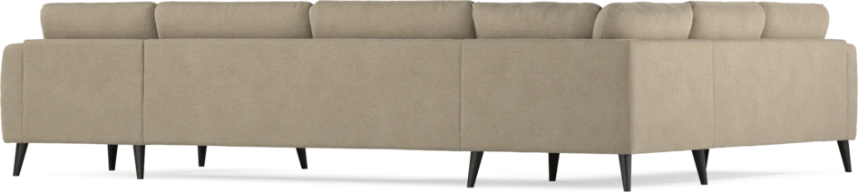 Bridge - Hörnsoffa, 2+3-sits med schäslong höger - Beige