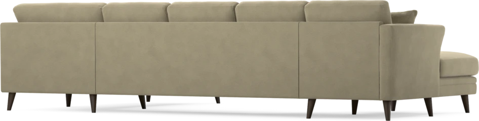 Eden - 3-sits soffa med schäslong vänster och divan höger - Beige