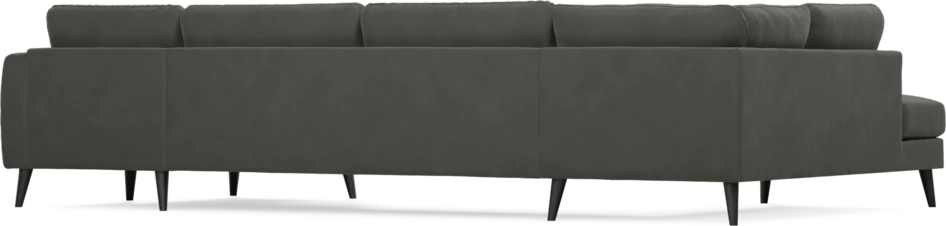 Bridge - 3-sits soffa med divan vänster och schäslong höger - Grå